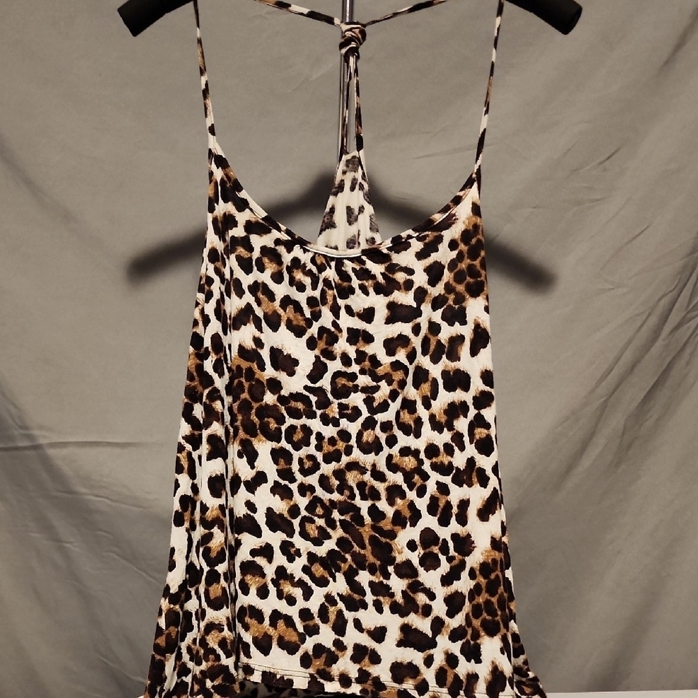 Charlotte Russe Leopard Print Tank